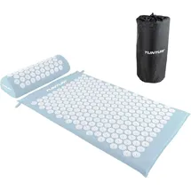 Tunturi Acupuncture Matte und Kopfkissen - stachelmatte - 2in1 akupressurmatte blau NO SIZE