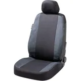 Walser Autositzbezug Transporter anthrazit Universal Lowback Einzelsitz vorne, mit Reißverschluss