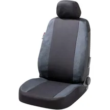 Walser Autositzbezug Transporter anthrazit Universal Lowback Einzelsitz vorne, mit Reißverschluss