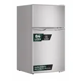 Yuna GK85 IX Kühl-Gefrierkombination (84 l, 851 mm hoch, Silber)