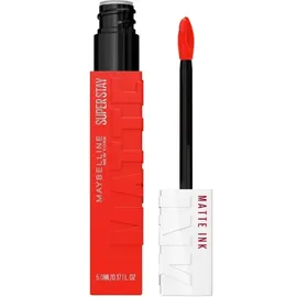 Maybelline New York Flüssiger Lippenstift mit mattem Finish, 16h Halt ohne Abfärben, Vegane Formel, Super Stay Matte Ink Spiced Up, Nr. 320 Individualist 5ml