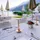 Relaxdays Windlicht 12er Set Glas Transparent/Braun