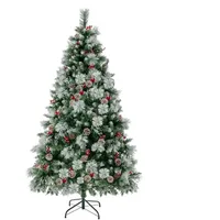 Costway Künstlicher Weihnachtsbaum Grün 180 cm