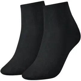 Tommy Hilfiger Kurzsocken 2 Paar Schwarz 35-38