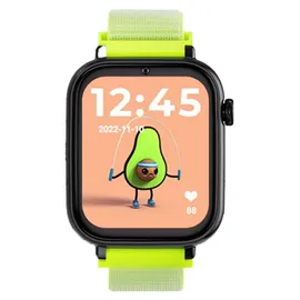 SaveFamily Savewatch Plus 4G BT 47 mm Kunststoffgehäuse Schwarz Sportarmband Fluor One Size