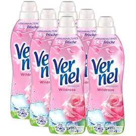 Vernel Weichspüler Wildrose Fluid 6x 858 ml