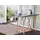 Beliani Talamone Gartentisch 140 x 70 x 100 cm Grau