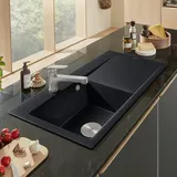 Villeroy & Boch Subway Style 50 links chromite + Handbetätigung + Lochbohrung 2