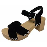 SOFTCLOX Hanka Sandalette Schwarz - schwarz,