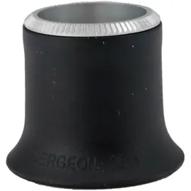Bergeon 3611-N-2.5 Lupe, Vergrößerung 4x, Weichgummi, mit verschraubtem Aluminium-Ring