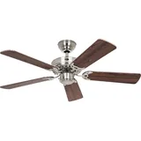 CasaFan Classic Royal BN-NB 103 cm Deckenventilator nussbaum/chrom inkl. Zugschnur