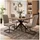 Hti-Living Esszimmerstuhl Kinsey 4er-Set Braun