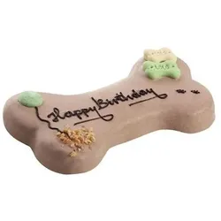Kuchen für Hund "Happy Birthday" Nuss - Schokolade für einen Hund 250g