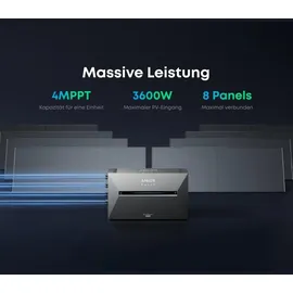 myvoltaics Balkonkraftwerk Anker Solarbank 3 1200 W inkl. 2,7 kWh Speicher