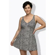 Ulla Popken Badekleid Damen Schwarz 46