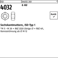 Bufab Sechskantmutter ISO 4032 M 2,3 Stahl blank