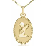 FIRETTI Goldkette Engel Gelbgold 333