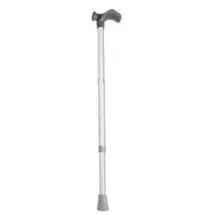 Queralto Gehstock anatomisch gerade Aluminium eloxiert Grau