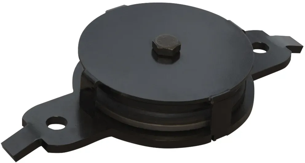 Wentex Eurotrack - Return Pulley, Black 85 mm - schwarz