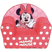 ARDITEX Kindersessel Minnie Maus, Abnehmbarer Bezug aus Schaumstoff, 42 x 52 x 32 cm