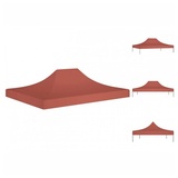 vidaXL Partyzelt-Dach 4x3 m Terrakotta-Rot 270 g/m2