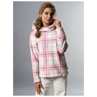 Trigema Kapuzensweatshirt » Fleece-Hoodie mit Karo-Muster«, Gr. XS, natur, , 45175368-XS