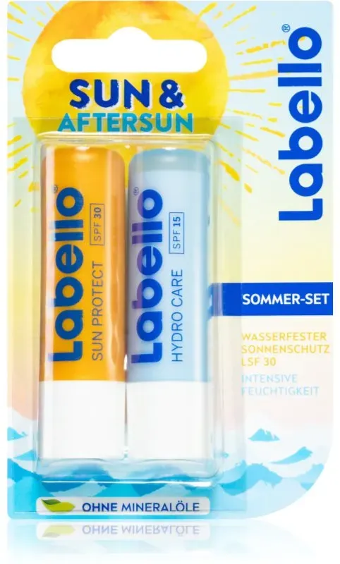 Labello Sun & Aftersun vorteilhafte Packung für Lippen