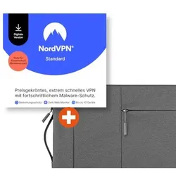 NordVPN Service VPN (10 Geräte) | Download & Produktschlüssel (inkl. Laptoptasche)