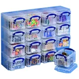 Really Useful Box - Archivbox - 16 Fächer - klar