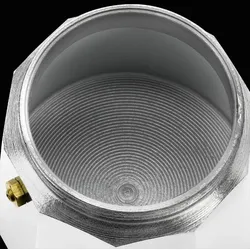 Monix M620009 Manuelle Kaffeemaschine Moka Kanne Aluminium