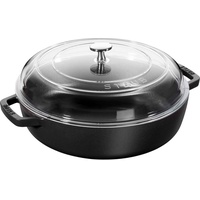 Staub Braisers Schmorpfanne 28 cm schwarz