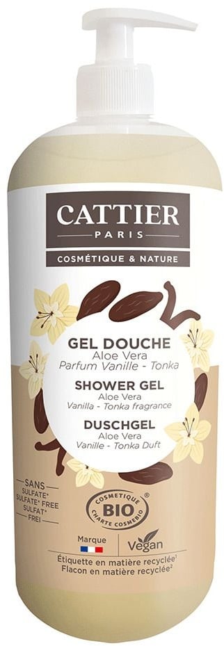 Preisvergleich Produktbild Cattier Duschgel Vanille-Tonka Duft 1000 ml