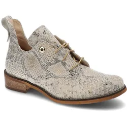 Graue Halbschuhe Damiss Elegante Damen Lederschuhe, 36