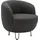 Home Affaire Sessel HOME AFFAIRE "Anjuli Lieferzeit nur 2 Wochen", grau, B:72cm H:72cm T:76cm, 100% Polyester, Sessel, Sessel, Runde Form, perfektes Einzelstück, Flausch oder Feinstruktur