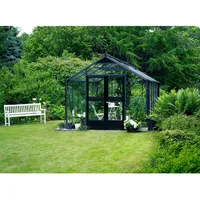 Juliana Premium Gewächshaus Alu Anthrazit ESG 3 mm 13,0