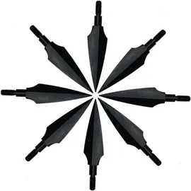 luxuskollektion 12er Pfeilspitzen Jagdspitzen Metall für Bogen Armbrust 157