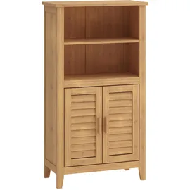 [en.casa] Rirg Beistellschrank 92 x 50 x 25 cm Bambus/Natur