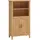 [en.casa] Rirg Beistellschrank 92 x 50 x 25 cm Bambus/Natur