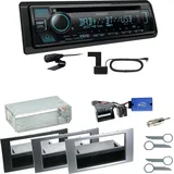 Kenwood KDC-BT560DAB Bluetooth DAB Einbauset für Ford Kuga Fusion Galaxy S-Max