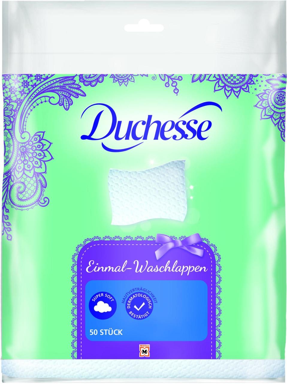 Duchesse trockene Reinigungstücher 1-lagig