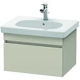 Duravit DuraStyle Waschtisch-Unterschrank DS638309191 60 x 45,3 cm, taupe, 1 Auszug, wandhängend