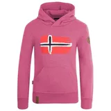 TROLLKIDS Hoodie Pullover mit Kapuze "Trondheim" in Rosa | Gr.: 110