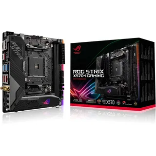 Asus ROG Strix X570-I Gaming Mainboard - AMD X570 - AMD AM4 socket - DDR4 RAM - Mini-ITX