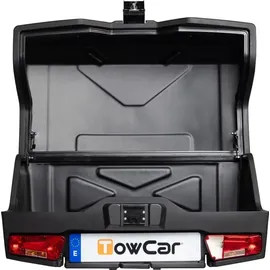 enganchesaragon Towbox Evo Classic Grey - Anhängerkupplungs-Gepäckträgerbox
