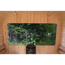 Wolff Finnhaus Rückwand-Fenster für Sauna Luago 2x2