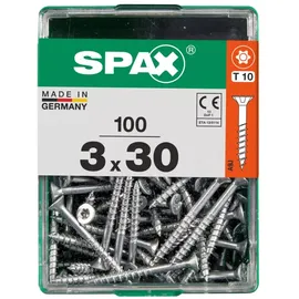 SPAX Senkkopf Universalschraube T-Star plus-Antrieb Ø 3 mm x 30 mm 100 Stück