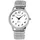 Clasixx Quarzuhr Mineralglas, Herrenuhr Edelstahl silberfarben
