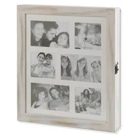  Schlüsselkasten FRIENDS, Braun - Weiß-Beige - MDF - 18