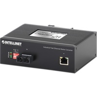 Intellinet Network Solutions Intellinet 508322 Medienkonverter Netzwerk Switch, Schwarz