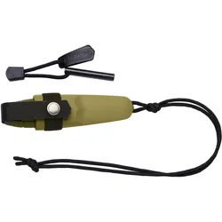 Morakniv Messer Eldris mit Halsband und Feuerstein, rot